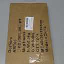 Dorhors Mug Holder Tree,Coffee Cup Holder with 6 Hooks, Wood Mug Rack for Counter,Coffee Bar Accessories and Orgnizer Station (Rustic White)