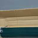 Fence Posts 5FT, Metal U Posts for Wire Fence, 10 Pack，Green