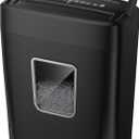 Bonsaii Paper Shredder, 8-Sheet Crosscut Home Office Shredder with 4.2 Gallon Bin, P-4 Security Level Document Shredder Shred Credit Card/Mail/Staple/Clip (C261-C Updated)