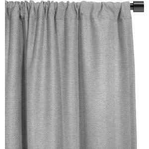 SUN+BLK Bradley Total Blackout Curtain Textured Thermal Insulated 1 Panel with Rod Pocket, Grey 52x63 inch