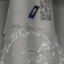 Retisee Desk Paper Lantern Lamp 10" x 6" Modern Table Rice Paper Lamps with 3 Color Japanese Style Gifts Oval Bedside Night Lantern Decoration for Bedroom Nightstand Living Room Office