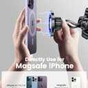 eSamcore Magnetic Phone Holder for Car, iPhone MagSafe Car Mount Strong Phone Magnet for Car Dashboard Cell Phone Holders for Your Car Fits Mag Safe iPhone 16/15/ 14/13 Pro Max Mini