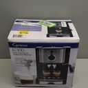 Capresso 116.04 Pump Espresso and Cappuccino Machine EC100, Black and Stainless, 46 oz