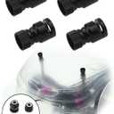 4Pcs ShareGoo Metal RC Body Shell Mount Column Hole Locator for 4-6mm RC Car Shell Compatible with HSP HPI Tamiya Axial 1/10 RC Car Truck