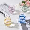 Goodluck 40 PCS Diamond Stemless Plastic Wine Whiskey Glasses, 12 Oz Disposable Cocktail Glasses, Suitable for Weddings, Birthday Parties, Family Gatherings, Bars, Multi-Color Cups