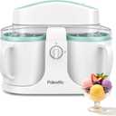 Pukomc Home Swirl Ice Cream Maker Machine with 2 Ice Cream Cup,0.9 quarts