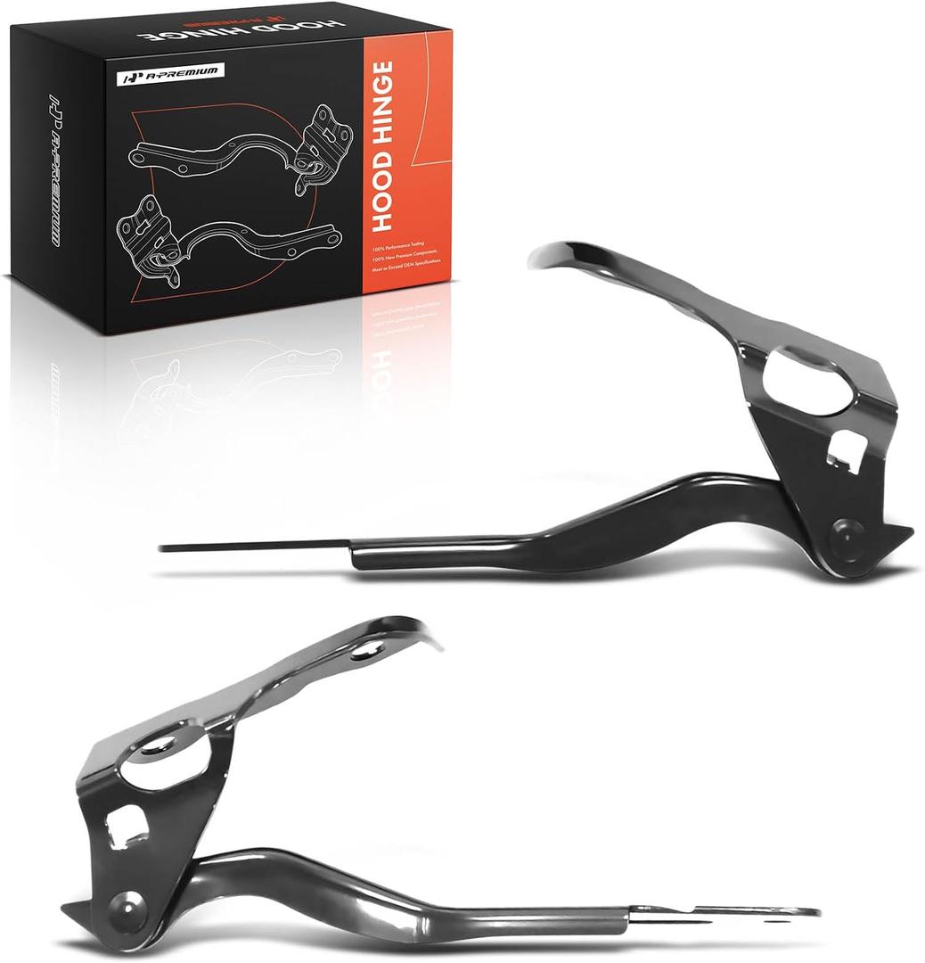 A-Premium Driver and Passenger Hood Hinges Compatible with Honda Odyssey 2005-2010 & Acura RDX 2007-2012, Set of 2 Front Left and Right Side Hood Hinges, Replace# 60170SHJA00ZZ, 60120SHJA00ZZ