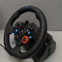 Logitech G29 Driving Force Racing Wheel and Floor Pedals, Real Force Feedback, Stainless Steel Paddle Shifters, Leather Steering Wheel Cover for PS5, PS4, PC, Mac - Black
