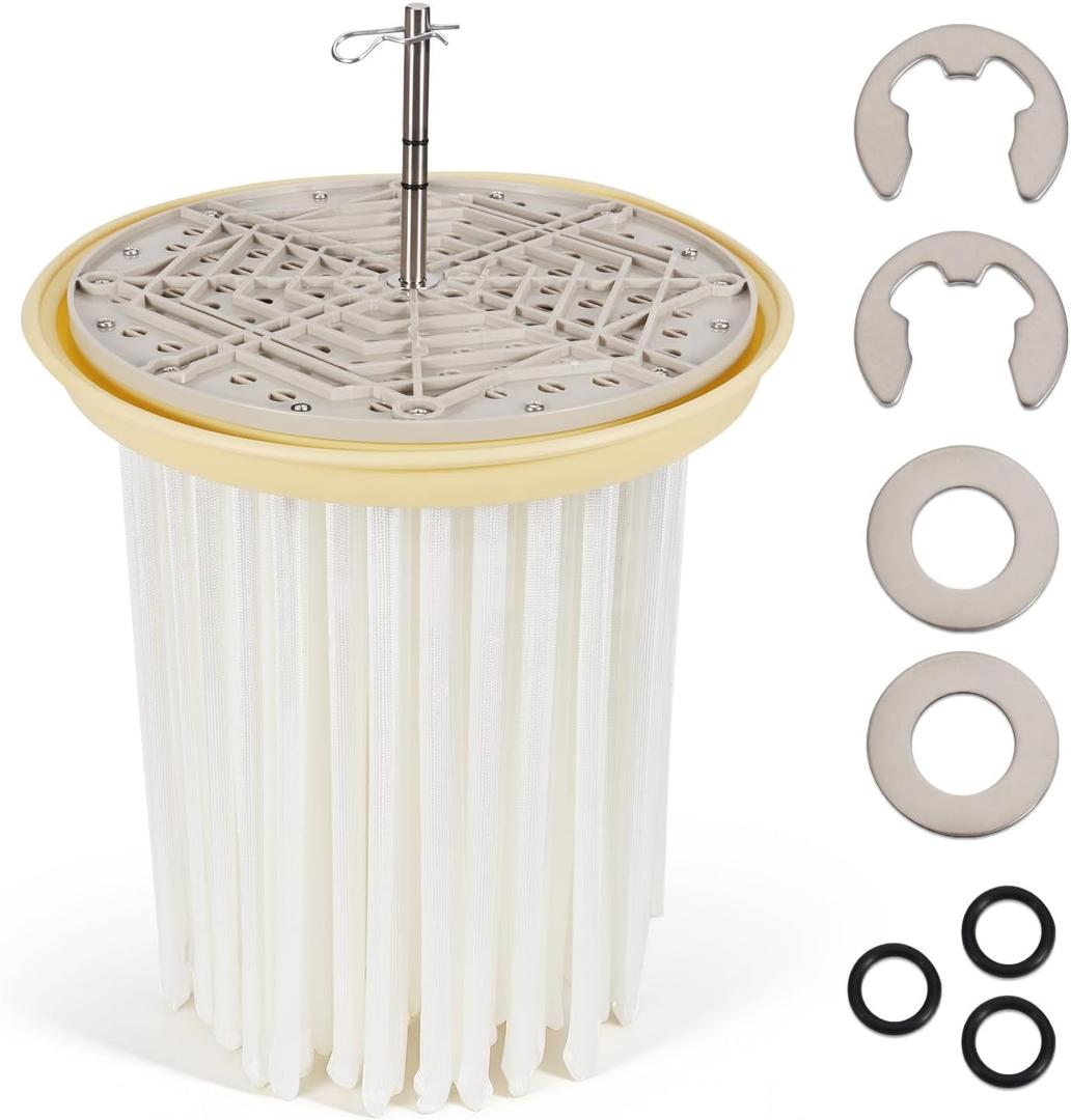 ECX125175 Flex Tube Nest Assembly Compatible with Hayward Perflex EC75 EC75A Extended Cycle D.E. Pool Filter, Flex Tube with Tube Sheet