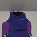 Wetsuit Shorty Sleeveless Wetsuits Spring for Women One Piece 2mm Neoprene Swimsuit Diving Shorty Suit with Front Zip for Swimming Diving Snorkeling Kayaking Surfing Medium