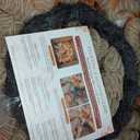 24 Inch Fall Wreaths for Front Door, Pumpkin Wreath
