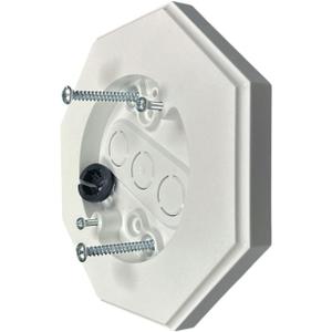 iMBAPrice 8161-1 Vertical Siding Lamp Octagon Mounting Kit with Built-in Box for Outdoor Smooth Flat Surface on all Siding