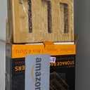 SpaceAid Bag Storage Organizer for Kitchen Drawer, Bamboo Organizer, Compatible with Gallon, Quart, Sandwich and Snack Variety Size Bag (1 Box 4 Slots), 2.5" High