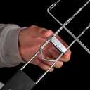 Grill Basket, Barbecue BBQ Grilling Basket with Removable Handle (WR-58 Square Clip)