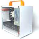 SharGwa PC K77s Matx Case Small Compact Mini Tower Gaming PC Case Supports 28cm GPU 120 Water Cooling and ATX/SFX Power Supply (with Transparent Tempered Glass Side Panel)