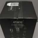 Krosno Red Wine Glasses 4-Piece 16.6 oz Avant-garde Collection, Perfect for Home, Restaurants & Parties, Dishwasher Safe, Thin Rim, Long Stem | Lead-Free Crystal Glass