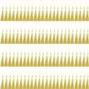 2 x MUXGOA 150 Pcs Bookmark Tassels for Crafts,Key Chain Mini Tassels for Jewelry Making & Graduation Book Marks(Light Gold)