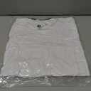 Runcati Mens Henley Shirts Short Sleeve Casual Polo Shirts Summer Business Workout Golf T- Shirts (White, L)