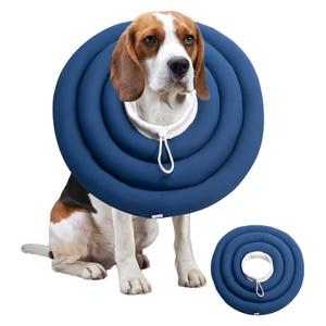 Soft Dog Cones, Recovery Dog Donut Collar After Surgery- Cone of Shame Alternative, Pet Elizabethan E-Collar Anti-Bite Lick Wound Healing Adjustable for Dogs, 2XL