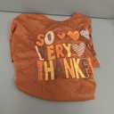 Women Plus Size Thanksgiving Shirt Thankful T Shirt Happy Thanksgiving Gift Tees Casual Fall Short Sleeve Tee Tops (XX-Large, Orange-001)