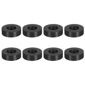 Uxcell 8Pcs 2" OD x 1" ID x 5/8" Thick Round Rubber Washers Flat Rubber Spacer Bushing for Home Appliances Cars Boat Accessories