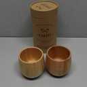 expertly crafted OAKSIP Wooden WHISKEY GLASS .Cup for Coffee & Tea, Portable Drinking Cup for Home, Office, Outdoor Use, with Kraft Paper Tube Packaging, for All