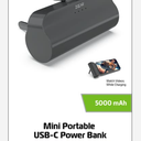 ZGear Mini Portable USB-C Power Bank 2 Phone Charges 5000 mAh