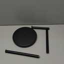 KES Bathroom Toilet Paper Holder Stand Modern Tissue Roll Holder SUS304 Stainless Steel Rustproof Freestanding 20.2" H, Matte Black BPH283S1-BK