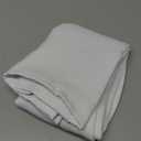 Lecloud Pure White Valance for Windows 18 Inch Length, Light Filtering Privacy Small Kitchen Curtains, Solid Curtain Window Valance with Rod Pocket for Cafe Bedroom Basement, 60" W x 18" L 1 Panel