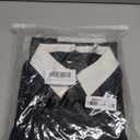 Aphratti Women's Long Sleeve Fall Dresses 2025 Casual Peter Pan Collar A Line Fit and Flare Skater Goth Dress, S