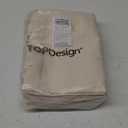 TOPDesign 30-Pack Economical 11.8"x13" Cotton Tote Bags, Lightweight Small Reusable Grocery Shopping Cloth Bags, Suitable for DIY, Advertising, Promotion, Gift, Activity (Beige)