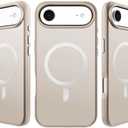 Magnetic Case for iPhone 17 AIR  Slim, Shockproof, Matte Finish, Drop Protection - Desert Gold