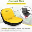 Lawn Mower Seat Cover, Weatherproof Heavy Duty Tractor Seat Cover Compatible with John Deere LP92324 Cub Cadet Riding Lawn Mower, Medium