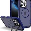 Korecase Magnetic for iPhone 16 Pro Case 6.3" [Compatible with Magsafe] Military-Grade Drop Proof Double Protection Bumper Phone Case Frosted Blue
