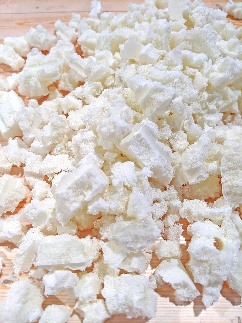 eConsumersUSA Organic Shredded Latex Foam 5lbs, 10lbs, 20lbs, 40lbs Made in USA 10 Pounds