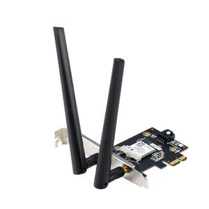 ASUS BE6500 Tri Band PCI-E WiFi 7 (802.11be). Bluetooth 5.4, WPA3 Network Security, OFDMA and MU-MIMO, MLO, Win 11 only, TAA Compliant