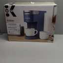 Keurig K-Slim Single Serve K-Cup Pod Coffee Maker, Featuring Simple Push Button Controls And MultiStream Technology, Twilight Blue