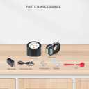 Plkm Wireless Dog Fence 2026 Newest Pet Electric Intelligent Containment System, Transmitter AI Smart Alarm Dog Out of Range Reminder, 360 Strong Signal Coverage, Display Receiver Battery Level