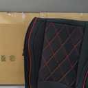 Car Seat Cover Leather Full Set for Toyota Fortuner 2015–2018/CHR C-HR 2016–2023, Universal Non-Slip Waterproof Durable Vehicle Seat Covers (Color : B)