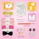 MOREJMTT Crochet Kit for Beginners, Learn to Crochet, Include Easy Knitting Soft Yarn, Step-by-Step Video Tutorial, Hook, Holiday Birthday Gift for Adults (Happy Axolotl)