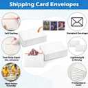 200 Pack Trading Card mailing Envelopes, 7" x 4.35" Self-Adhesive Rigid Cardboard Mailers for Semi-Rigid Sleeves, Toploaders and Card Protectors