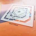 Alinaute 4 Sizes in 1 Envelope Maker Guide Card Envelope Making Template Tool for Paper Craft Handmade Card