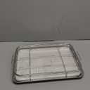 Air Fryer Basket for Oven, OPENICE 15.3" x 11.0" Large Air Fryer Tray and Pan with 30PCS Parchment Papers, Stainless Steel Oven Air Fryer Basket and Tray for Baking Grilling