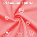 QBK Women's Neon T Shirt Long Sleeve T-Shirt Sun Protection UPF 50+ for Hiking Fishing Workout Rash Guard and Athletic Sports (Pink, S)