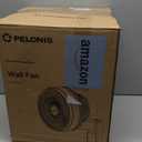 PELONIS 9 inch Wall Mount Fan with Remote Control, Osicllating Fan with 26ft Powerful Airflow, 3 Speed & 3 Modes, Auto 90 Horizontal & 68 Vertical Tilt, Indoor, 36dB, Ideal for Home, Garage, Gym