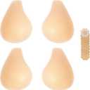 Bontierie 2025 Added Lift Seamless Nipple Covers Ultra-Thin Push up Sticky Pasties Women Adhesive Bras