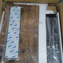 2 Step Wooden Step Stools for Adults Kids, Heavy Duty Stepping Stools Wooden Bed Step Stools for High Beds, Non-Slip 2 Bedside Foot Stool with 500 Lbs Capacity, Kitchen, Bed, RVS Step, Rustic Brown (Thickness: 1 INCH)