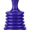 Luigi's Sink Plunger Kitchen - Sink Plunger Bathroom - Drain Bathtub or Shower - Small and Powerful Clog Remover - Commercial Style Plumbers Plungers with Large Bellows - Blue - Mini