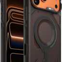 Aulumu A17 iPhone 17 Pro Max Case | MagSafe Compatible | Touch-Sensitive Buttons | Integrated Drop Protection | Military-Grade Outdoor Design Black