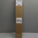 Cordless Vinyl Mini L Blinds 26" W x 48" H, 1" Slat White Horizontal Windows L Blind for Door, Shades, Camper, Light Filtering, Interiors, Arrive 1/2 Inch Narrower Indoor